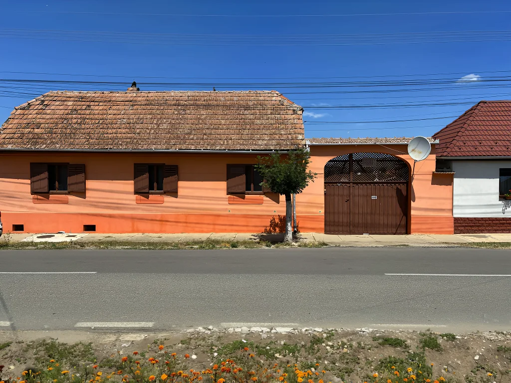 casa batraneasca de vanzare Miercurea Sibiului Sibiu masina